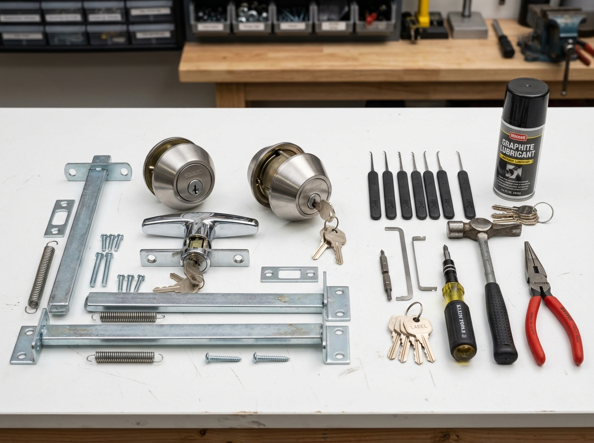 Elite garage door lock diagnostic